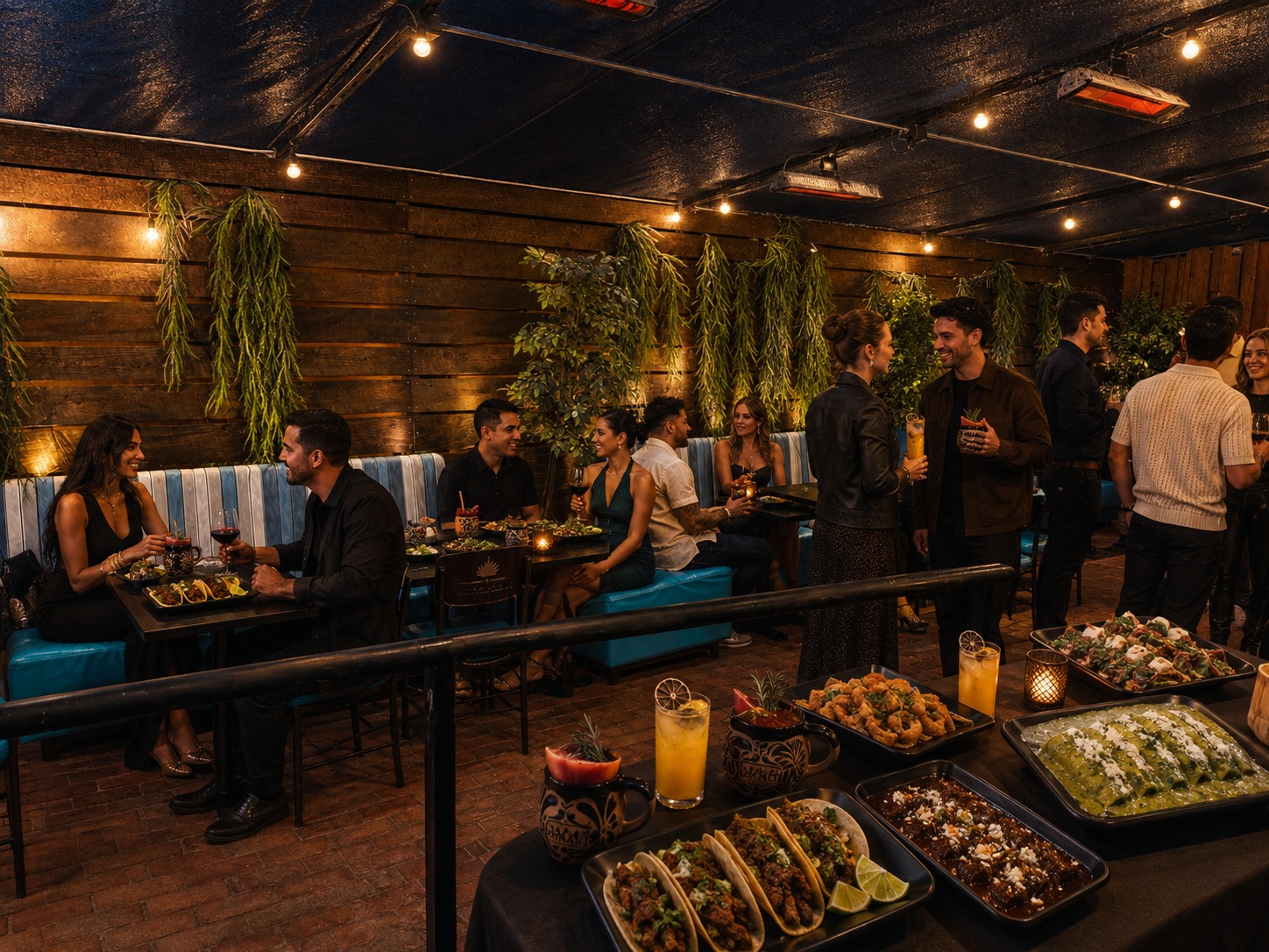 Private catered party inside Miel de Agave Phoenix